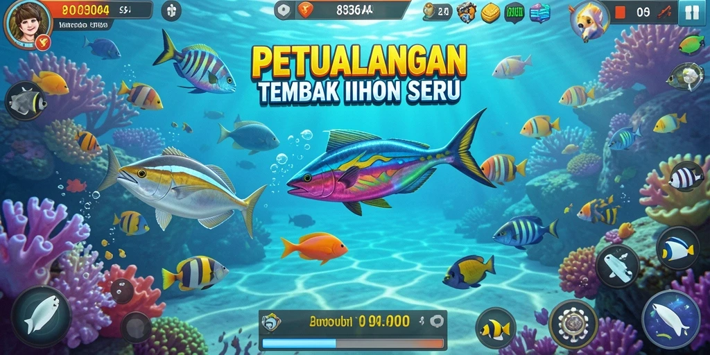 Tangkapan layar <strong>8364</strong> menunjukkan aksi seru dalam permainan Tembak Ikan.