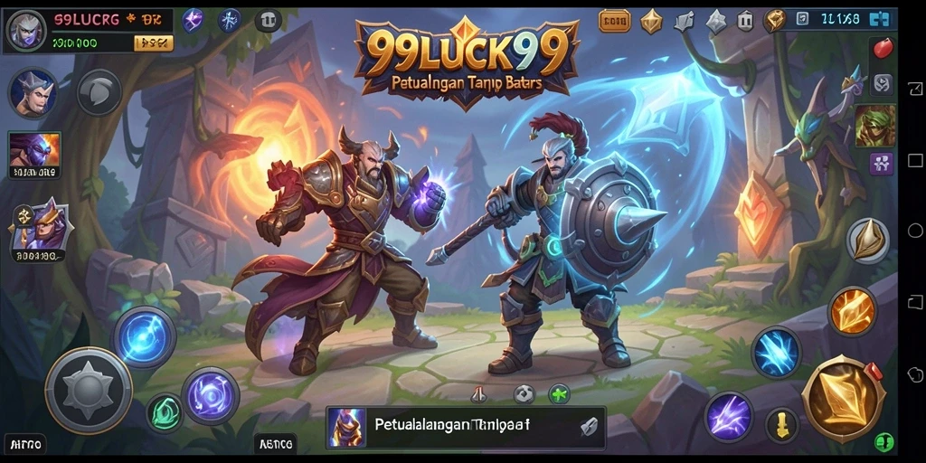 Tampilan gameplay ARPG yang penuh aksi dan strategis di 99LUCK99.