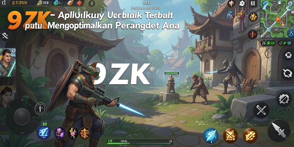 Screenshot utama 9ZK menampilkan antarmuka pengelolaan aplikasi yang intuitif.