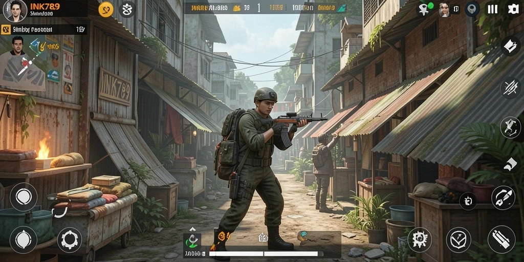 Tampilan menarik dari gameplay INK789 dengan interaksi karakter.