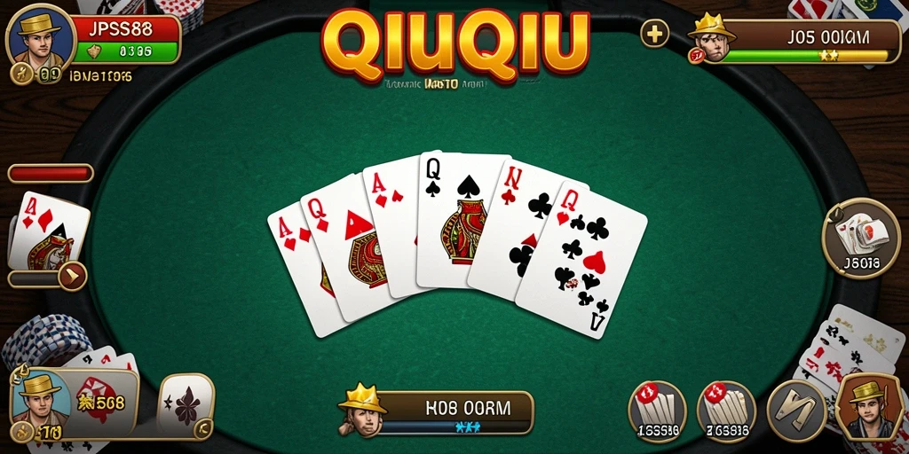 Tampilan gameplay QiuQiu yang menarik dan dinamis.