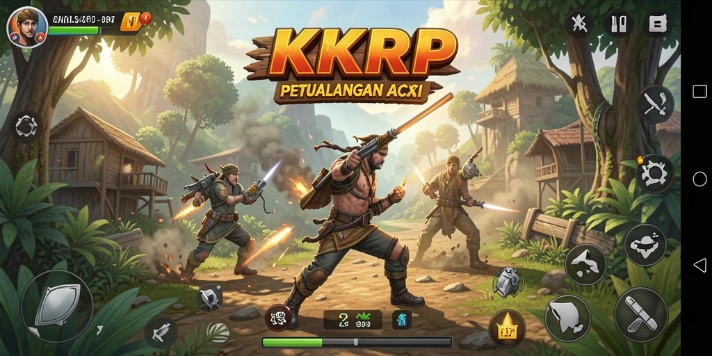 Tampilan gameplay KKRP yang seru dalam dunia ARPG.