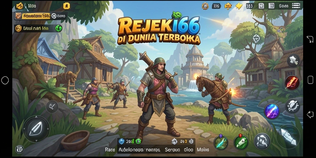 Tangkapan layar gameplay REJEKI66 menampilkan petualangan seru di dunia terbuka.