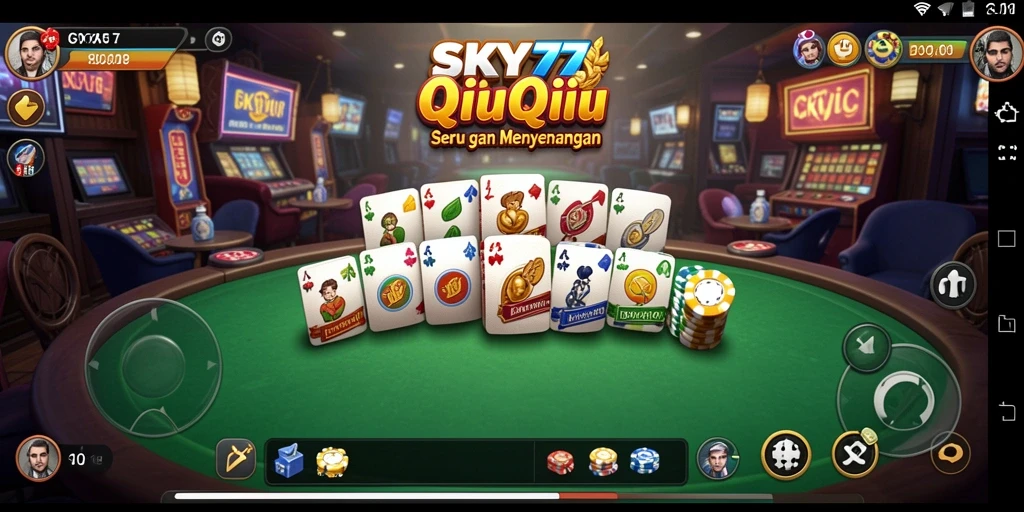 Tampilan gameplay QiuQiu yang memukau di SKY77.