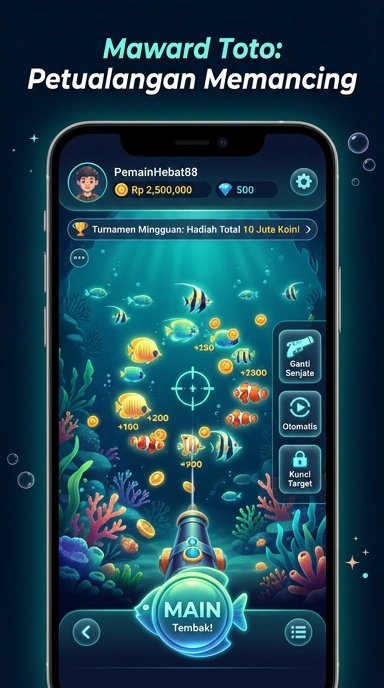 Screenshot fitur keamanan pada aplikasi mawartoto.